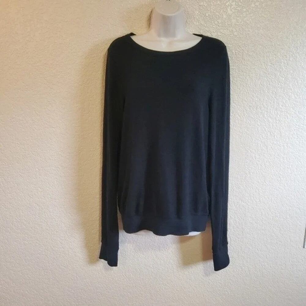 Wildfox Basic Solid Baggy Beach Pullover - Xs - J… - image 7